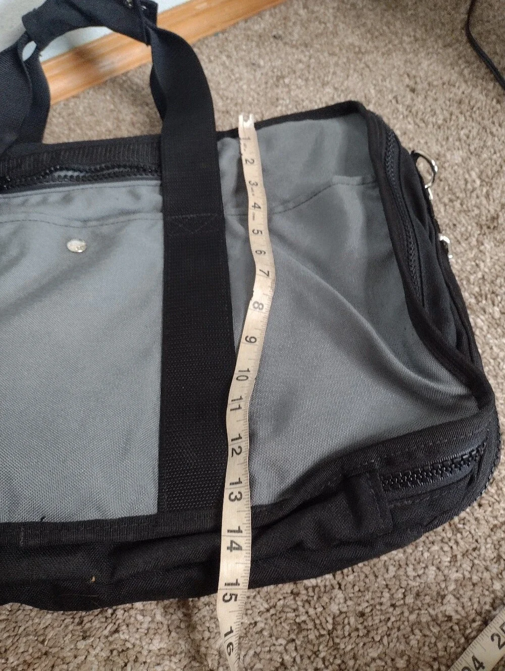 Red Oxx Air Boss Carry-On Bag Black Gray Made in USA Travel Luggage Zippers